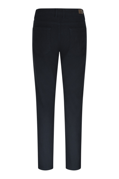 Lacivert Rahat Kesim 5 Cep Pamuklu Kanvas Pantolon - 2