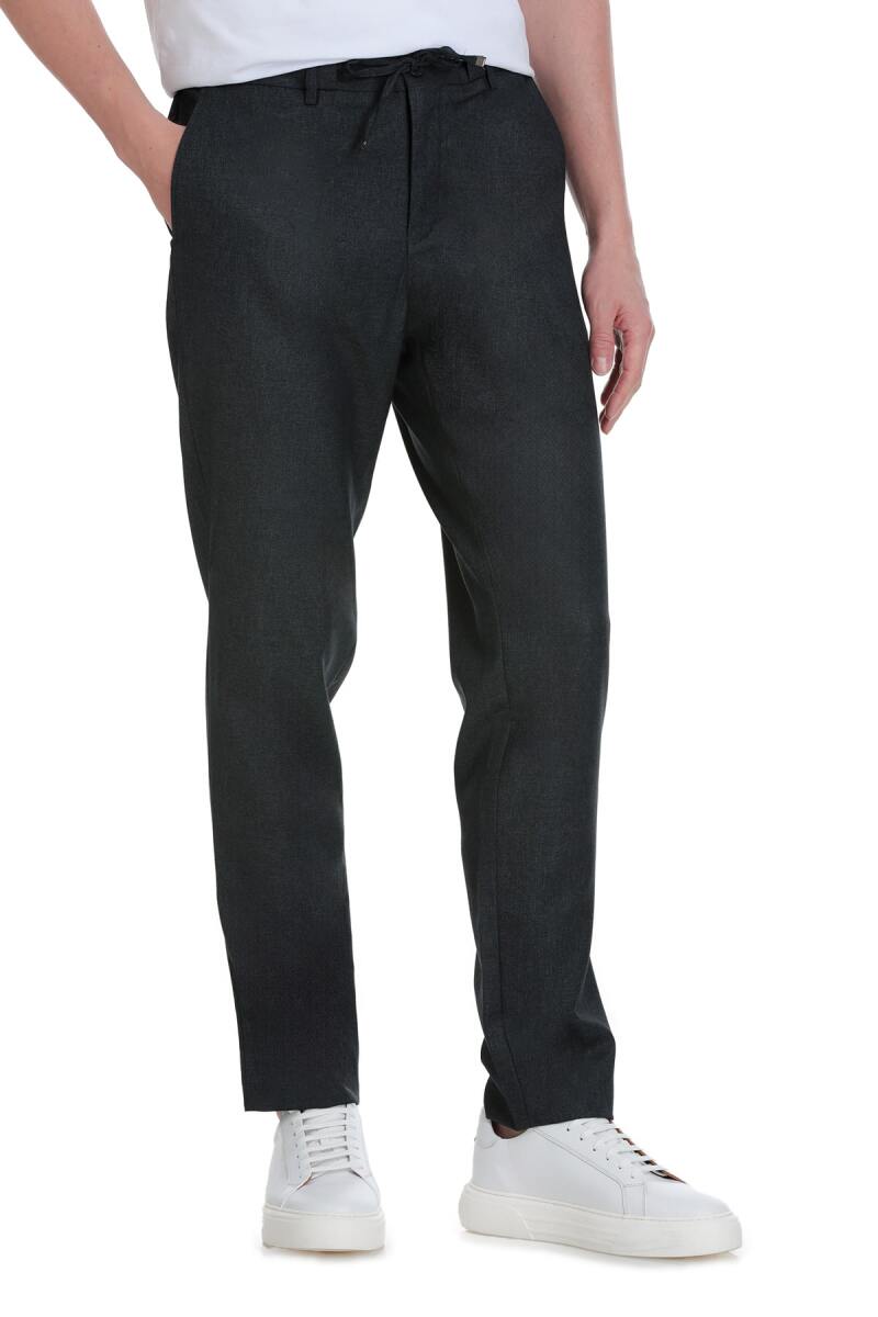 Lacivert Dinamik Fit Yandan Cepli Jogger Pantolon - Hatemoğlu (1)