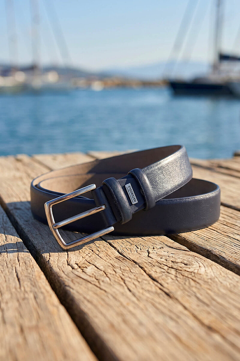 Lacivert Erkek Kemer