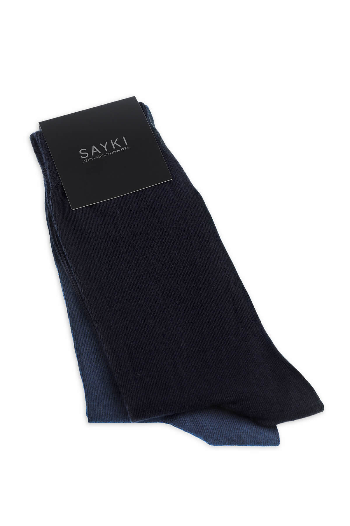 Lacivert İkili Pamuklu Çorap - 1