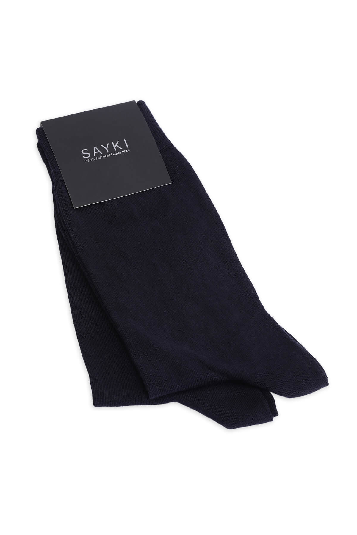 Lacivert İkili Pamuklu Çorap - 1
