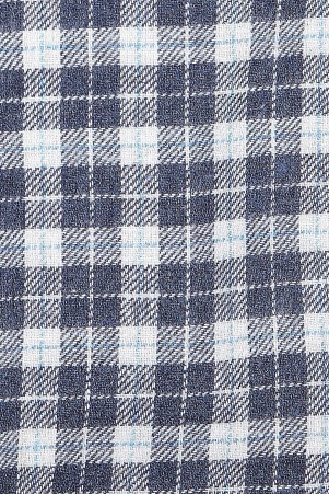 Lacivert Regular Fit Kareli Pamuklu Uzun Kol Oduncu Gömlek - Thumbnail