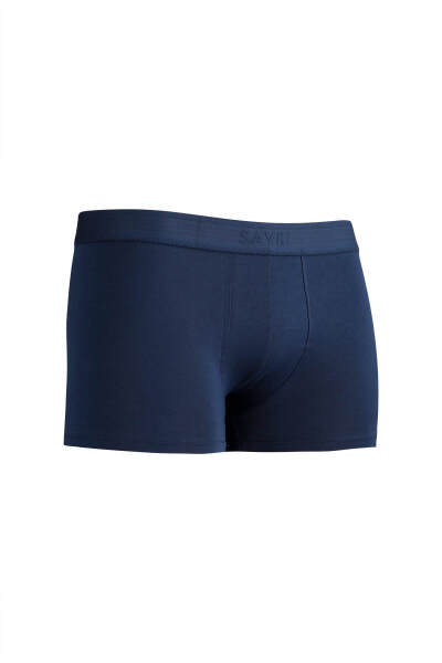 Lacivert Pamuklu Boxer 