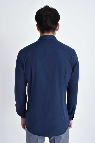 Lacivert Regular Gömlek - 3