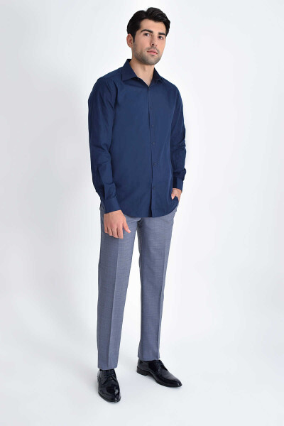 Lacivert Regular Gömlek - 2