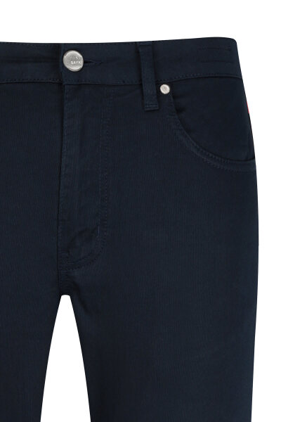Lacivert Rahat Kesim 5 Cep Kanvas Pantolon - 2