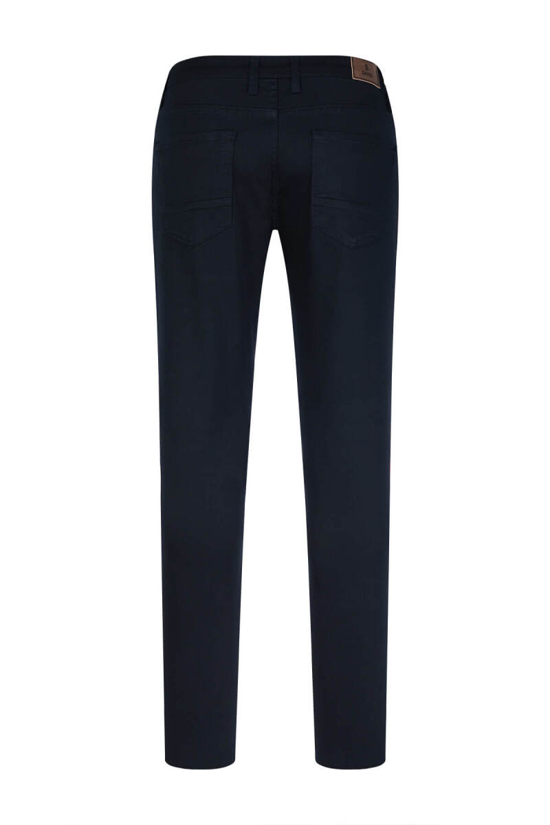 Lacivert Rahat Kesim 5 Cep Kanvas Pantolon - Saykı (1)