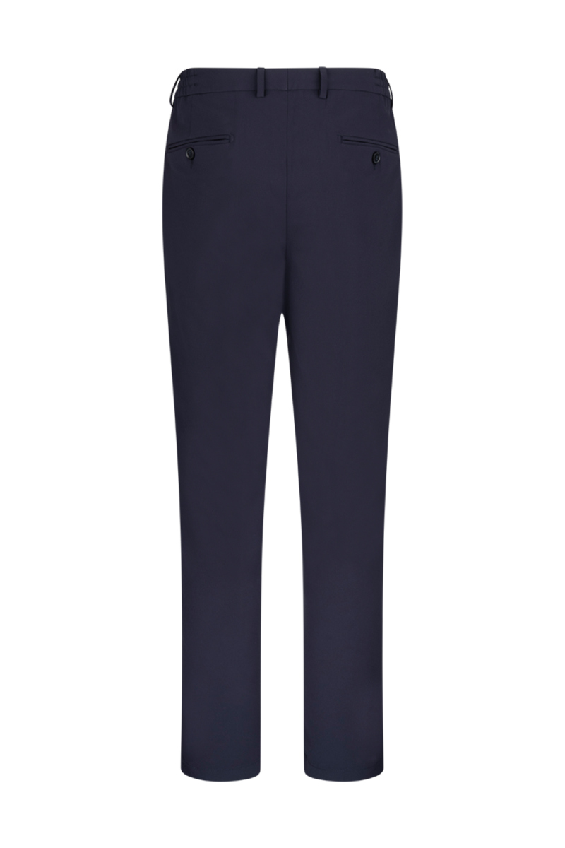 Lacivert Rahat Kesim Yandan Cepli Jogger Pantolon - HTML (1)