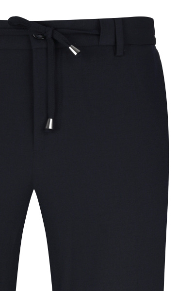 Lacivert Rahat Kesim Yandan Cepli Jogger Pantolon - 2