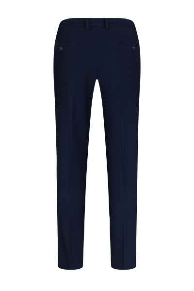 Lacivert Rahat Kesim Yandan Cepli Jogger Pantolon - 3