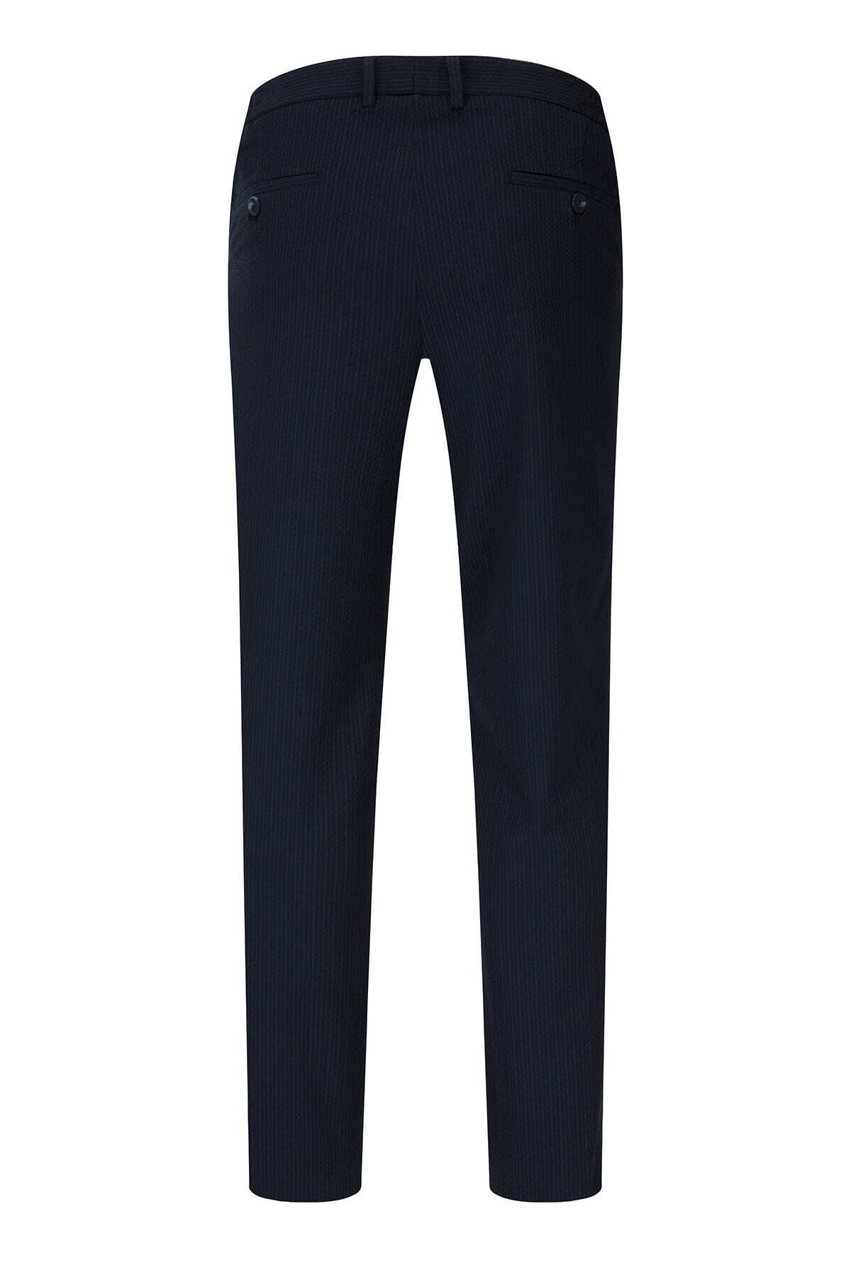 Lacivert Rahat Kesim Yandan Cepli Jogger Pantolon - 3