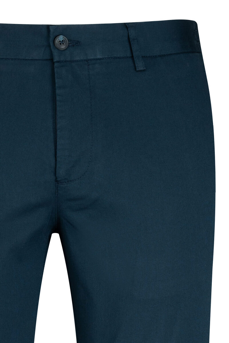 Lacivert Rahat Kesim Yandan Cepli Pamuklu Jogger Pantolon - HTML (1)