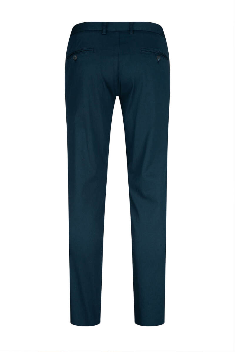 Lacivert Rahat Kesim Yandan Cepli Pamuklu Jogger Pantolon - HTML (1)