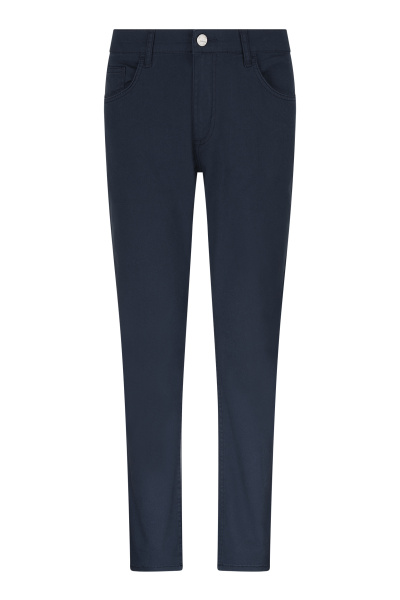 Lacivert Regular Fit 5 Cep Pamuklu Kanvas Pantolon - 1