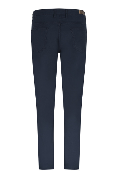 Lacivert Regular Fit 5 Cep Pamuklu Kanvas Pantolon - 2