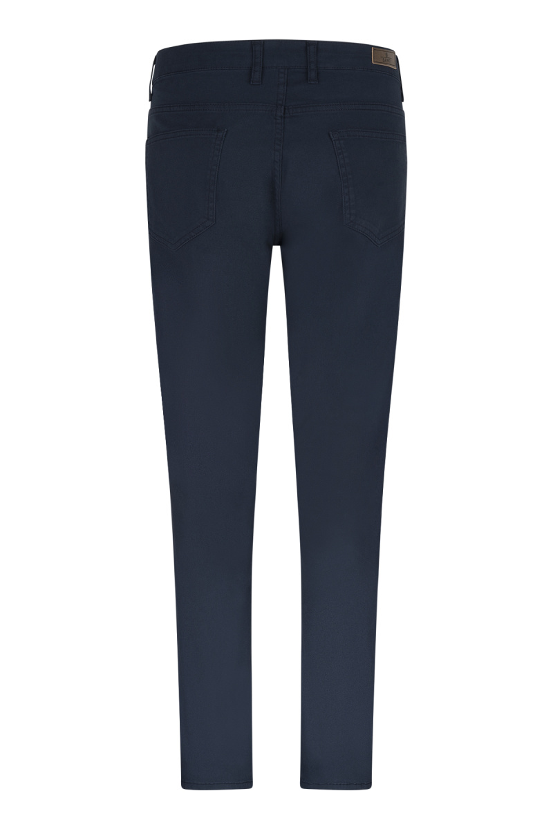 Lacivert Regular Fit 5 Cep Pamuklu Kanvas Pantolon - Hatem Saykı (1)