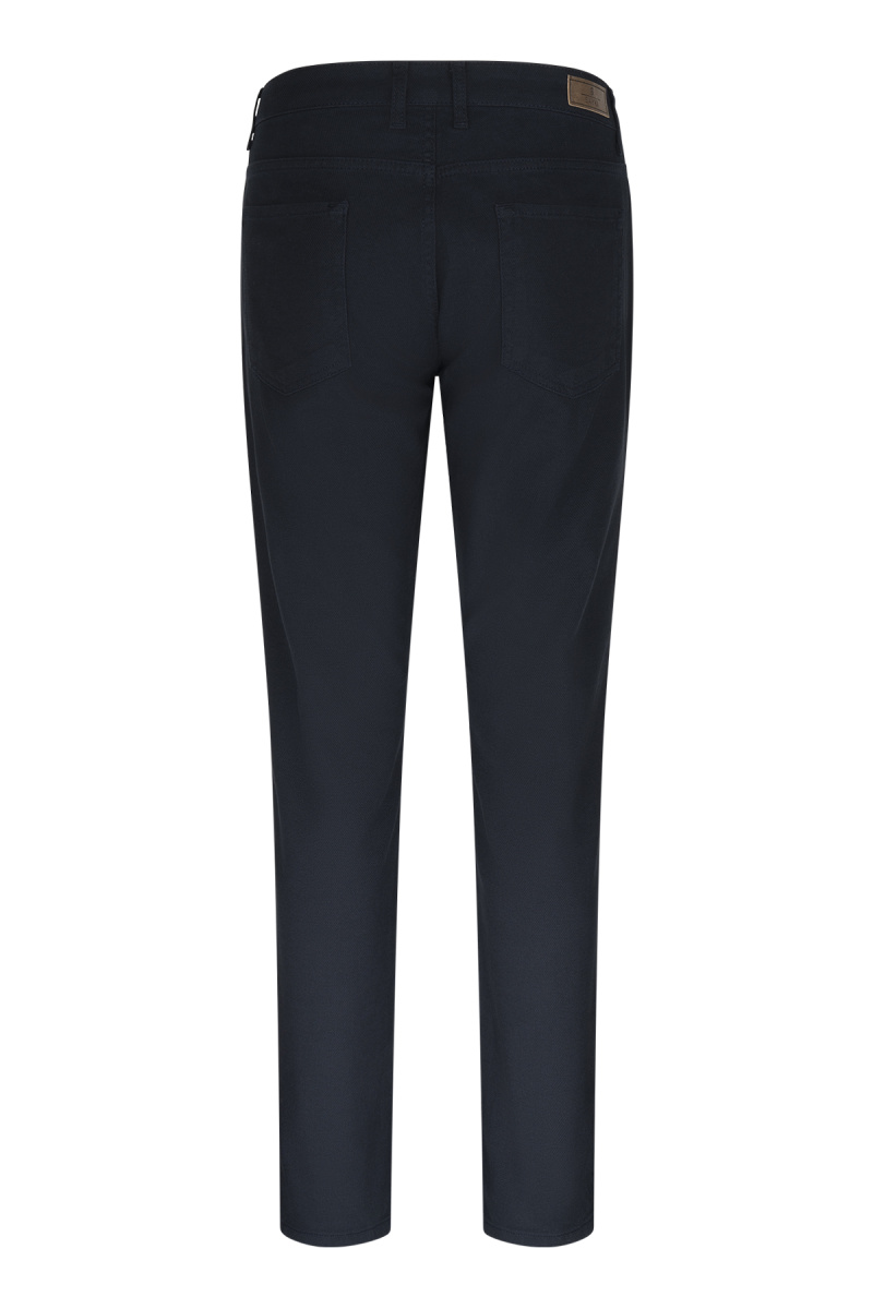 Lacivert Regular Fit 5 Cep Pamuklu Kanvas Pantolon - Hatem Saykı (1)