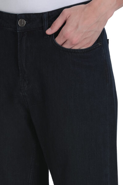 Lacivert Regular Fit 5 Cep Pamuklu Kot Pantolon - 4