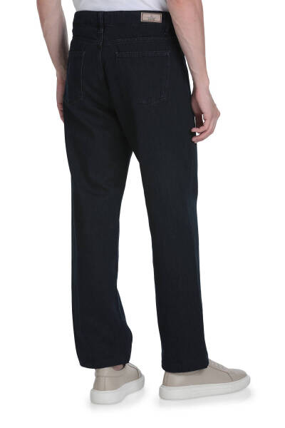 Lacivert Regular Fit 5 Cep Pamuklu Kot Pantolon - 5