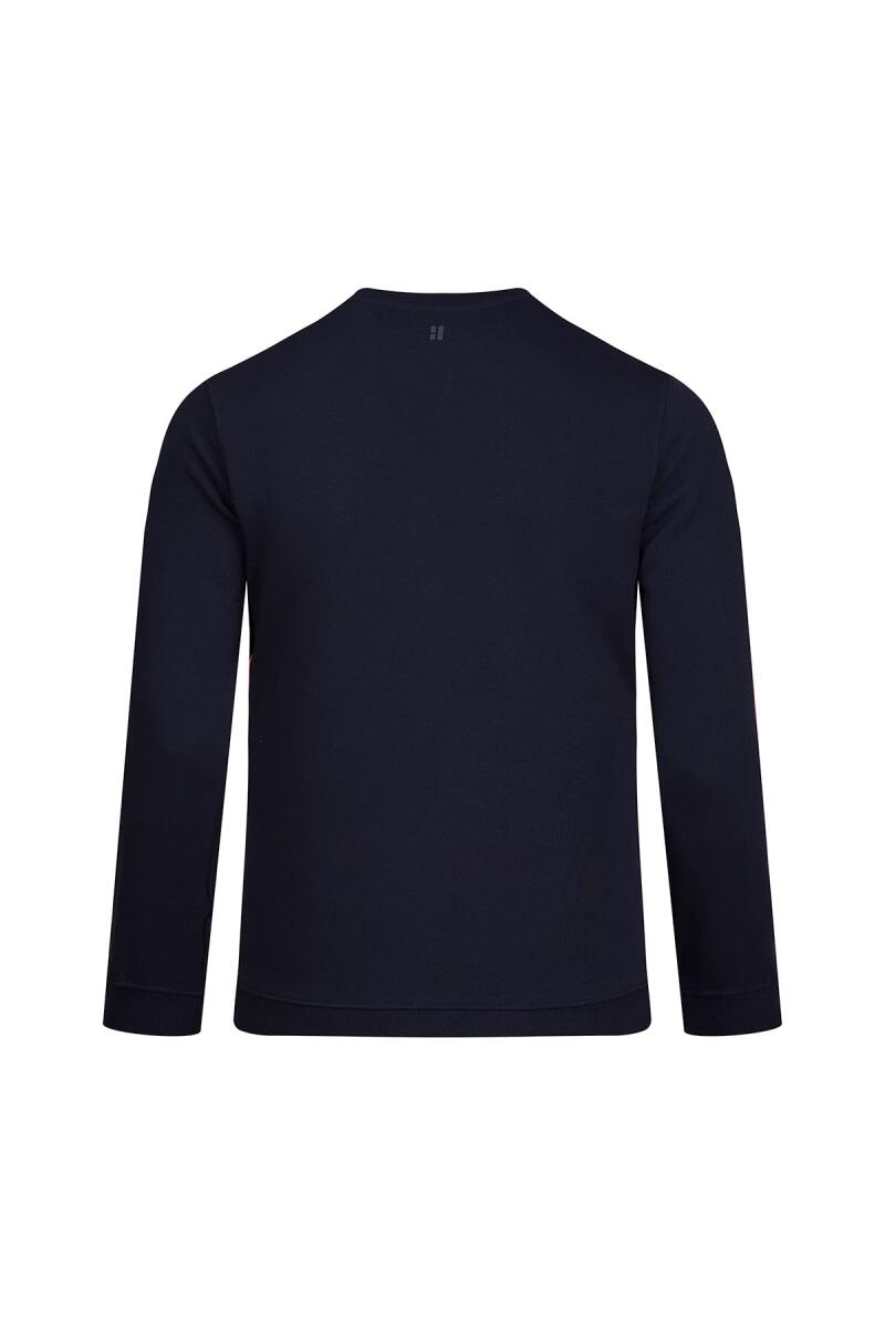 Lacivert Regular Fit Bisiklet Yaka 100% Pamuk Sweatshirt - HTML (1)