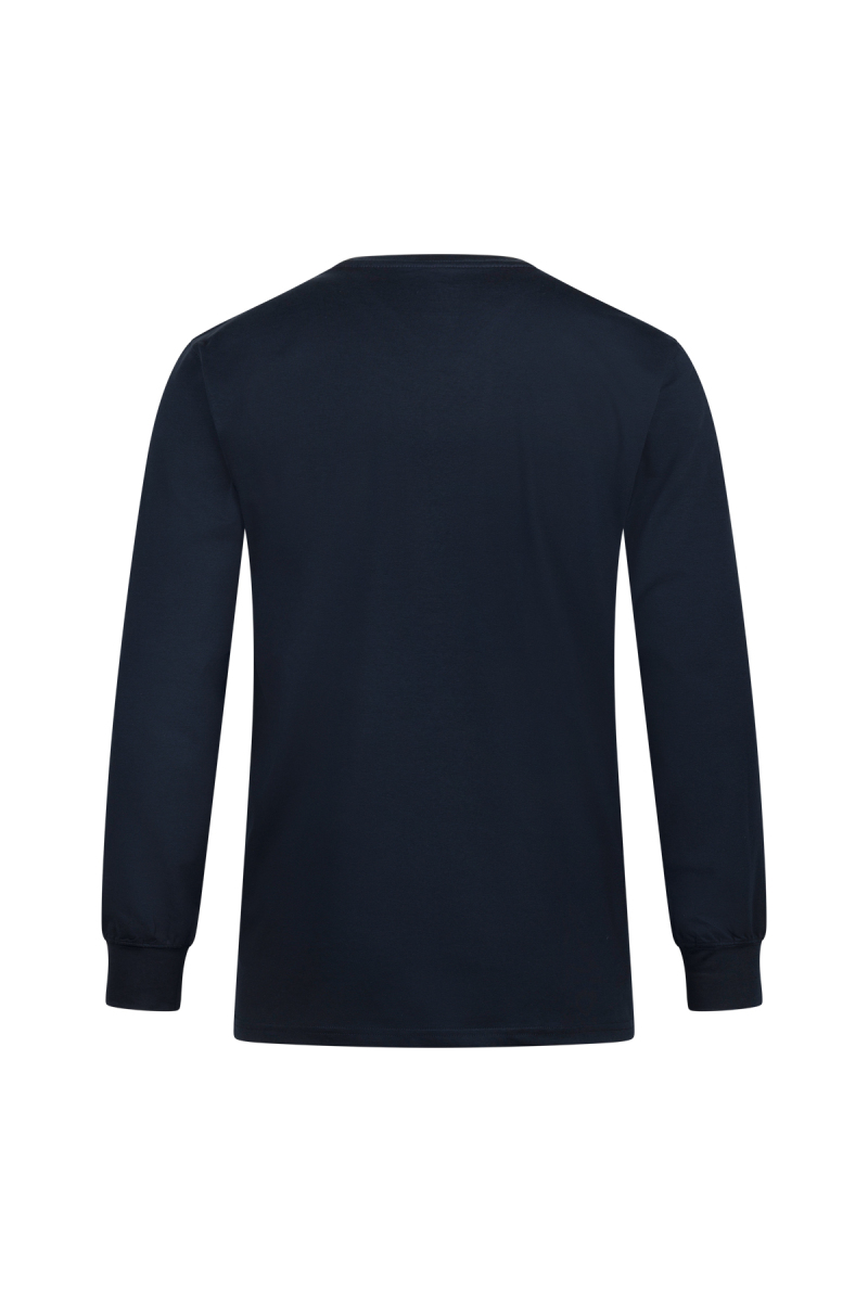 Lacivert Regular Fit Bisiklet Yaka Pamuklu Sweatshirt - HTML (1)