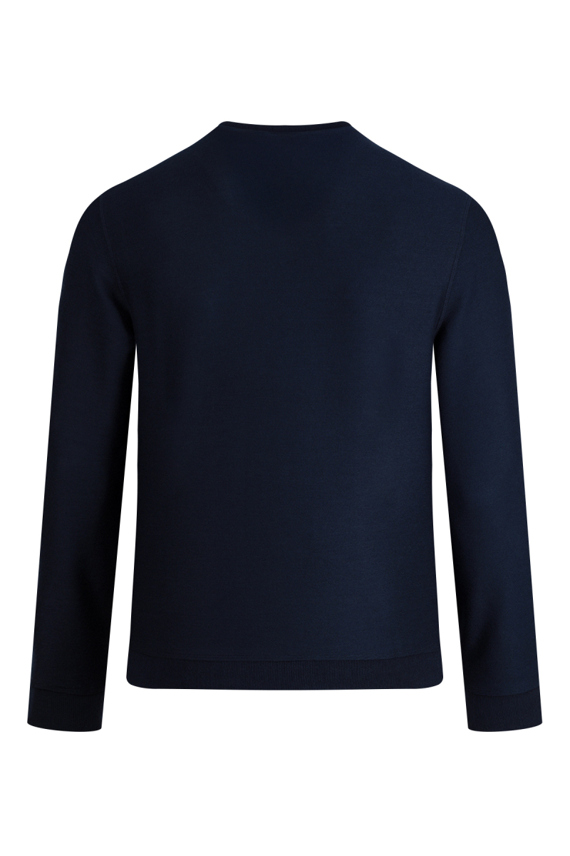 Lacivert Regular Fit Bisiklet Yaka Sweatshirt - Saykı (1)