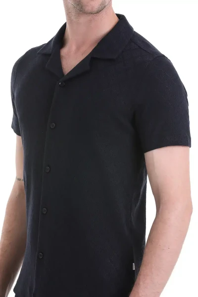 Lacivert Regular Fit 100% Pamuklu Polo Yaka Tişört - 5