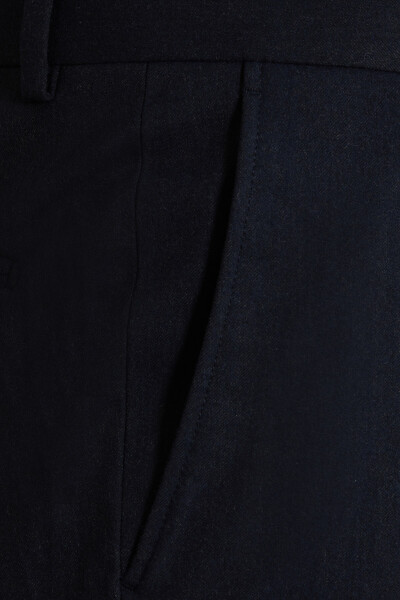 Lacivert Regular Fit Kumaş Pantolon - 3