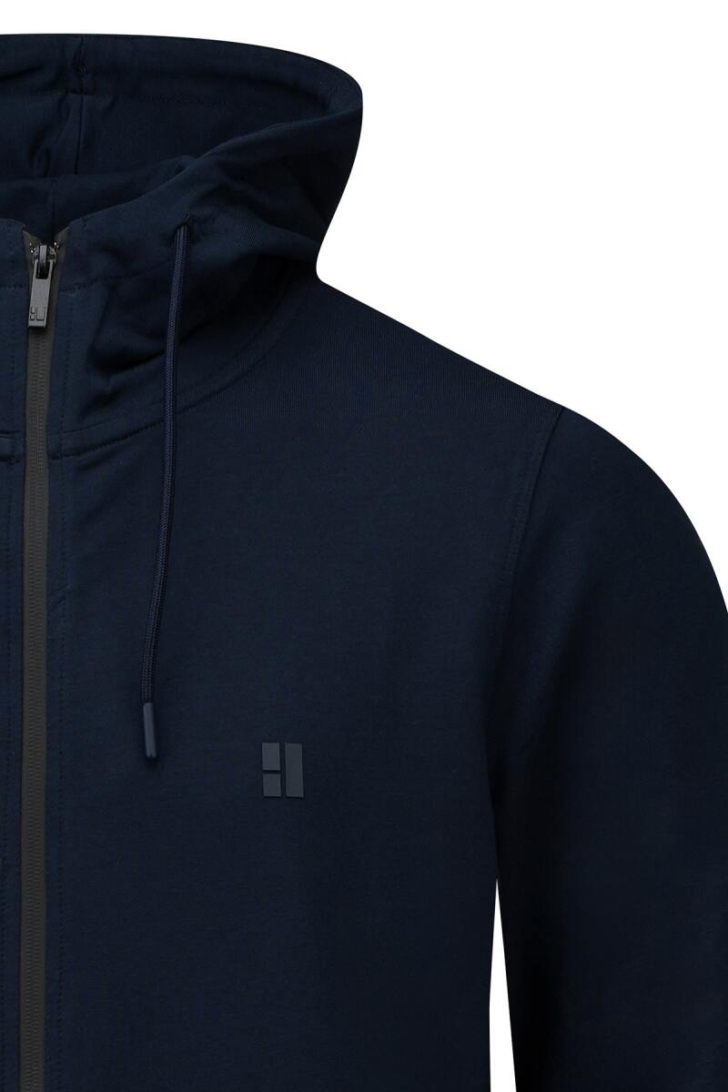 Lacivert Regular Fit Pamuklu Kapüşonlu Sweatshirt - HTML (1)