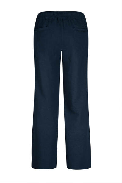 Lacivert Regular Fit Yandan Cep Pamuklu Pantolon - 3