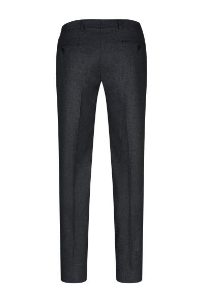 Lacivert Regular Fit Yandan Cepli Kumaş Pantolon - 3