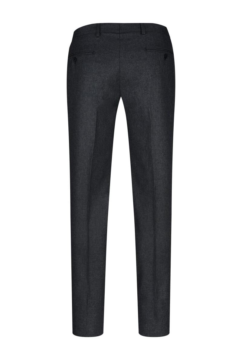 Lacivert Regular Fit Yandan Cepli Kumaş Pantolon - Hatemoğlu (1)