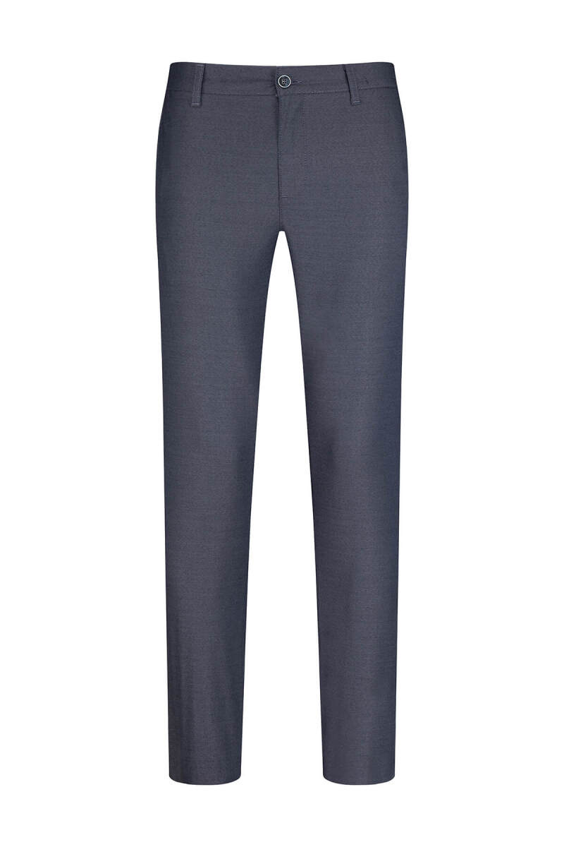 Lacivert Regular Fit Yandan Cepli Pamuklu Jogger Pantolon - Hatemoğlu