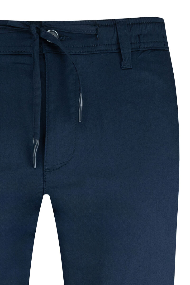 Lacivert Regular Fit Yandan Cepli Pamuklu Jogger Pantolon - Saykı (1)