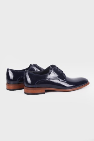 Lacivert Rugan Klasik Ayakkabı - Thumbnail