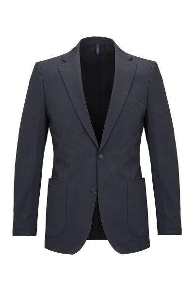 Lacivert Slim Fit Mono Yaka Takım Elbise - 2