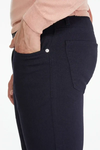 Lacivert Slim Fit Pamuklu 5 Cep Kot Pantolon - 3