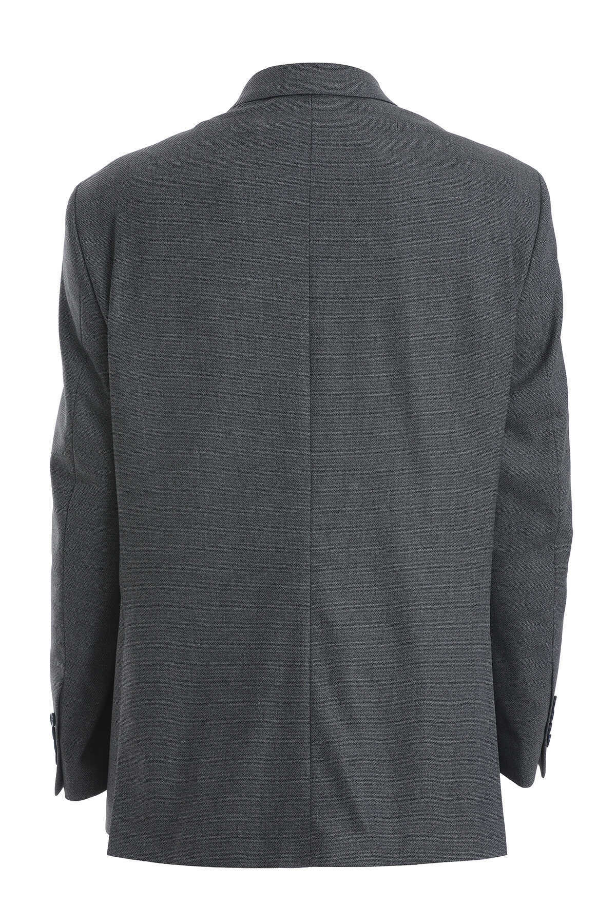 Lacivert Regular Fit Desenli Mono Yaka 4 Drop Klasik Takım Elbise - 11