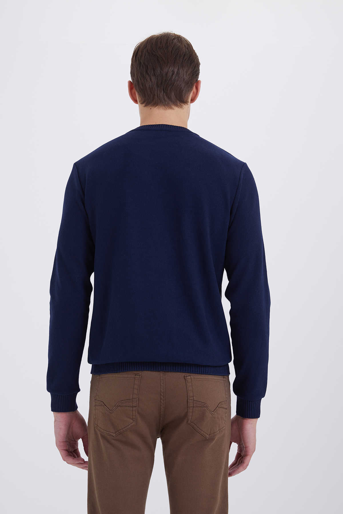 Lacivert - Taba Slim Fit Sweatshirt - 4