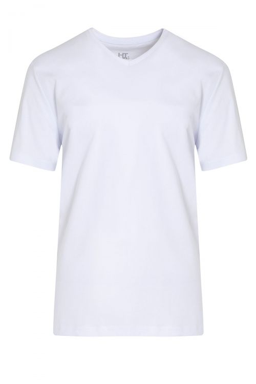 V Yaka Basic 3'lü Pamuklu Tişört