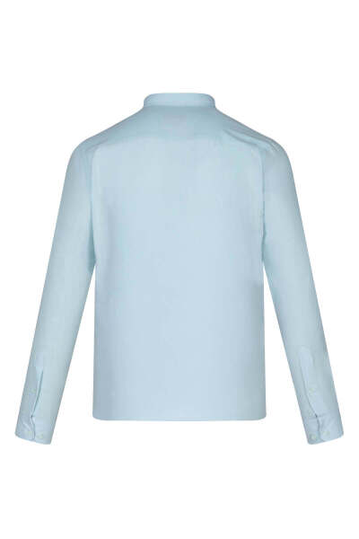 Mavi Comfort Fit 100% Pamuk Düğmeli Yaka Uzun Kollu Casual Gömlek - 8