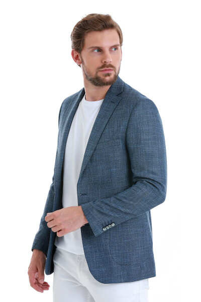Mavi Comfort Fit Mono Yaka Klasik Ceket - 3