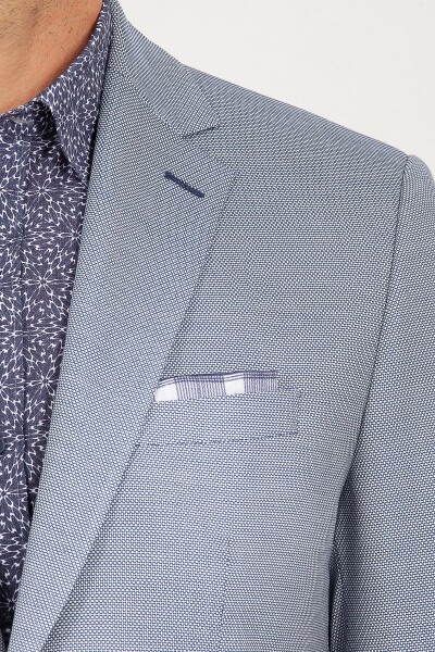 Mavi Slim Fit Spor Ceket - 5