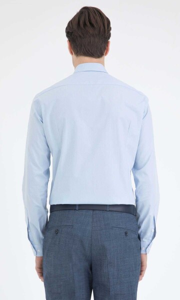 Mavi Slim Fit Gömlek - 3