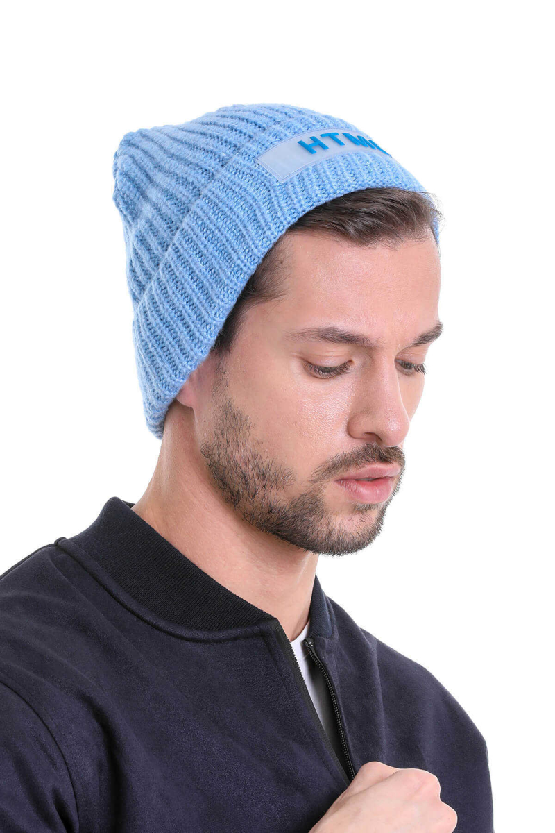 Mavi Pamuklu Örgü Bere - HTML (1)