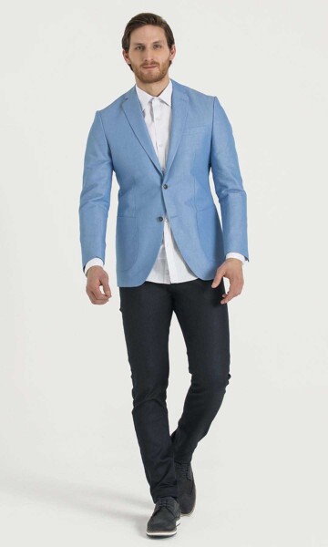 Mavi Slim Fit Ceket - Thumbnail