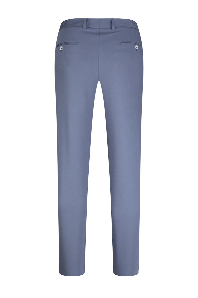 Mavi Rahat Kesim Yancan Cepli Jogger Pantolon - Saykı (1)