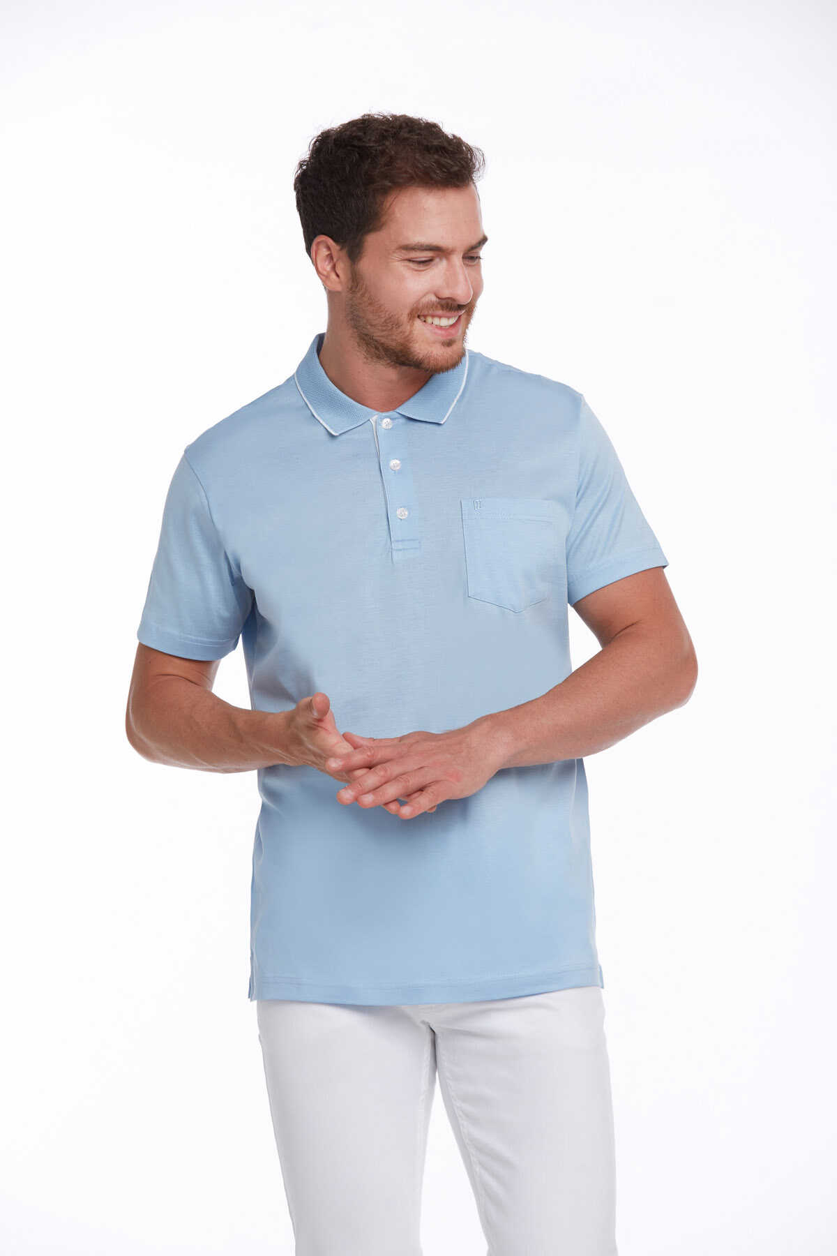 Mavi Regular Fit Merserize Polo Yaka %100 Pamuk Tişört - 1
