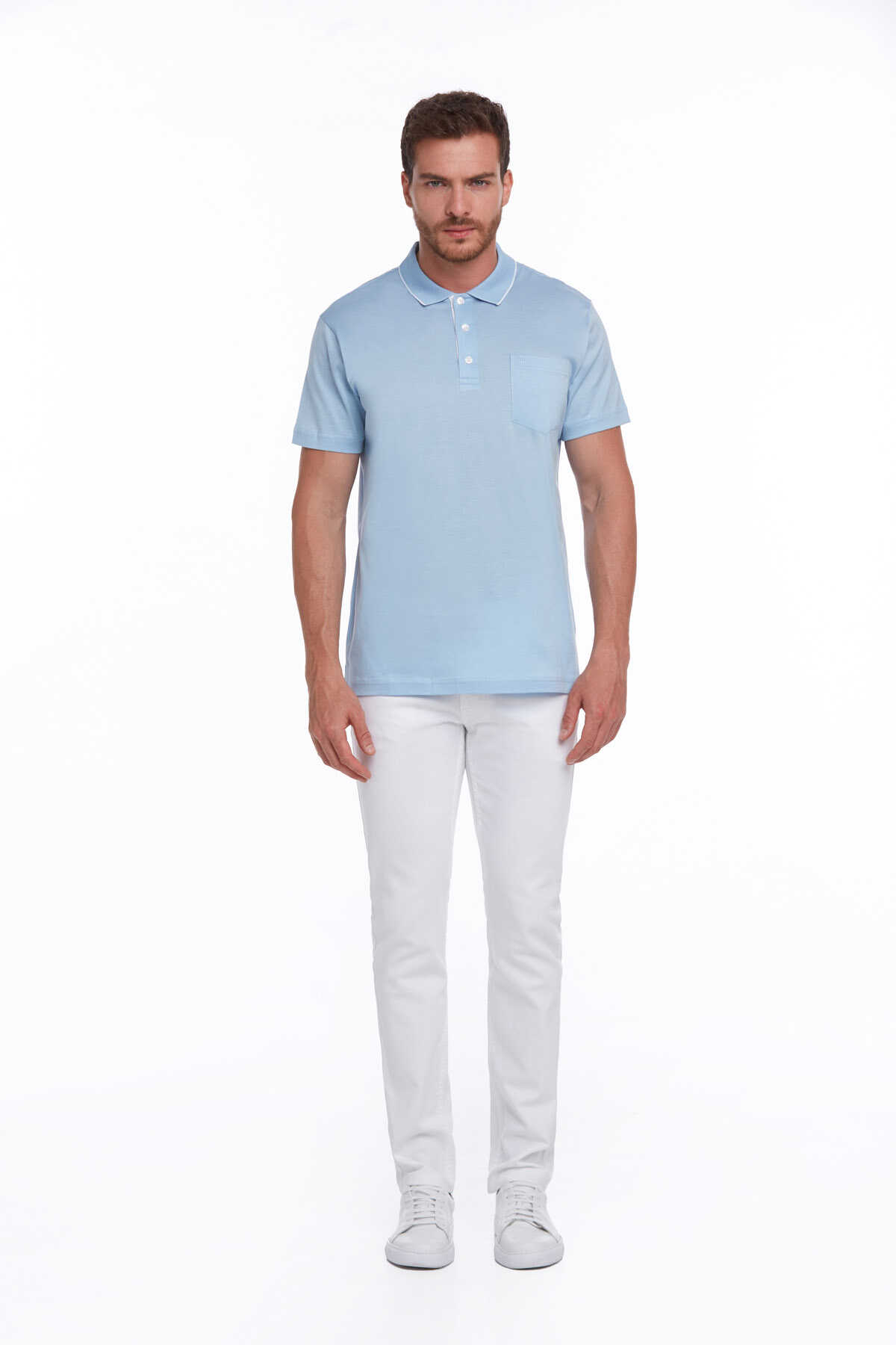 Mavi Regular Fit Merserize Polo Yaka %100 Pamuk Tişört - 5