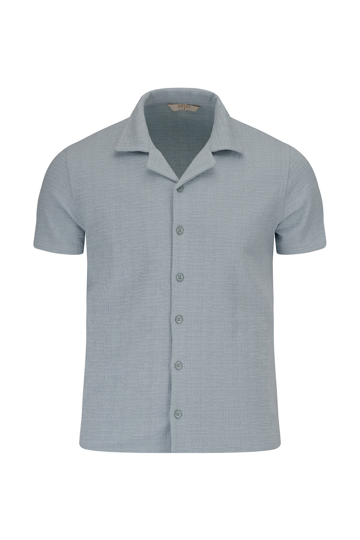 Mavi Regular Fit Apaş Yaka Gömlek - 1